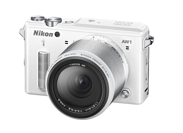 The Nikon 1 AW 1 system - also available in white