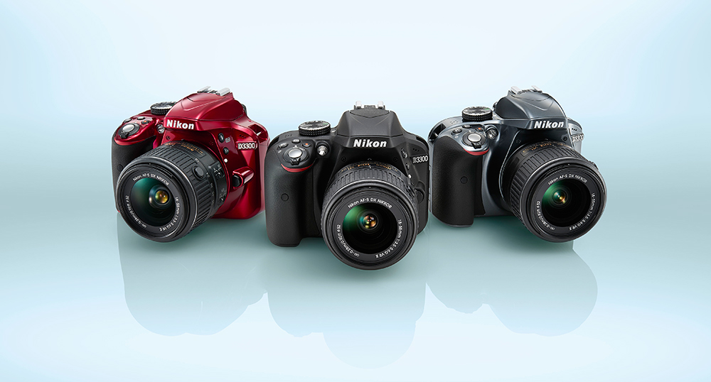 Nikon-D3300-red-black-grey