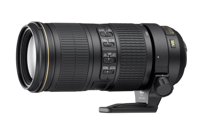 Nikkor AF-S 70-200mm f/4G ED VR III lens